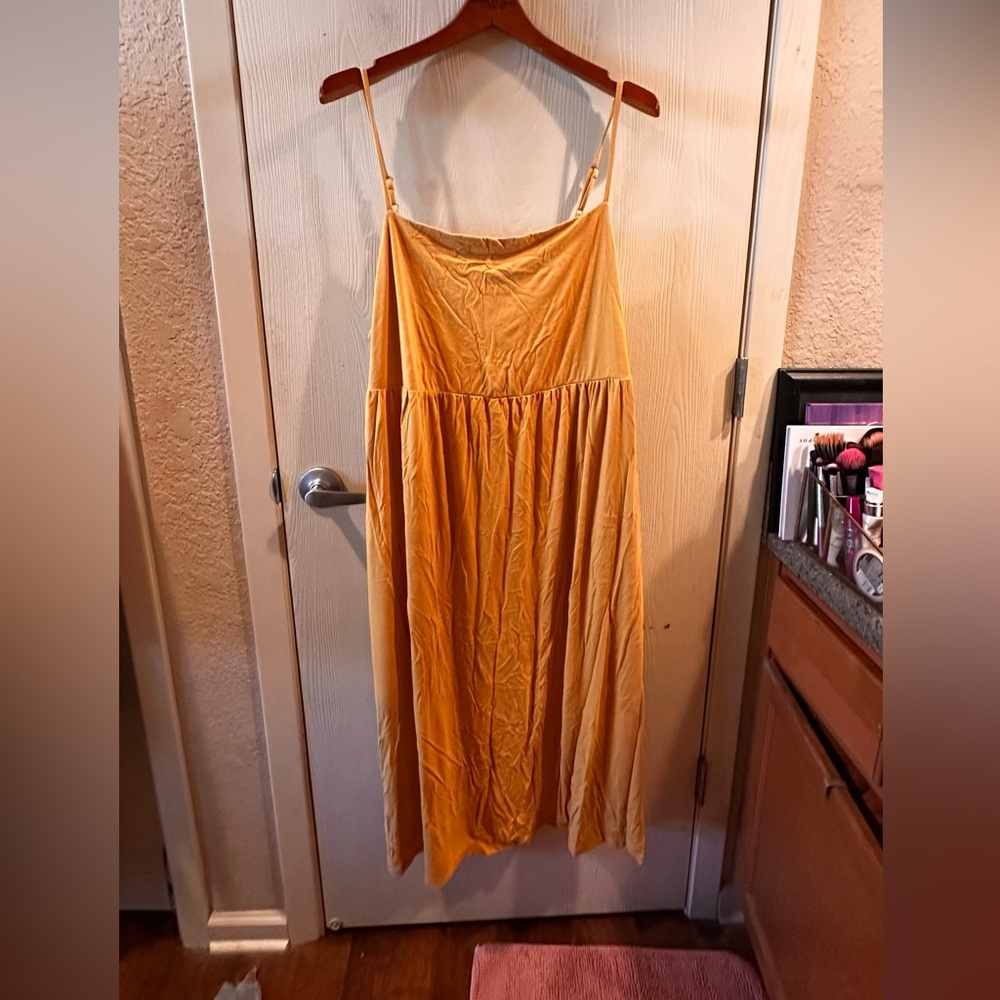 Old Navy Mustard Maxi Dress